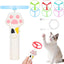 Lanzador discos voladores recargable para gatos con 6 discos