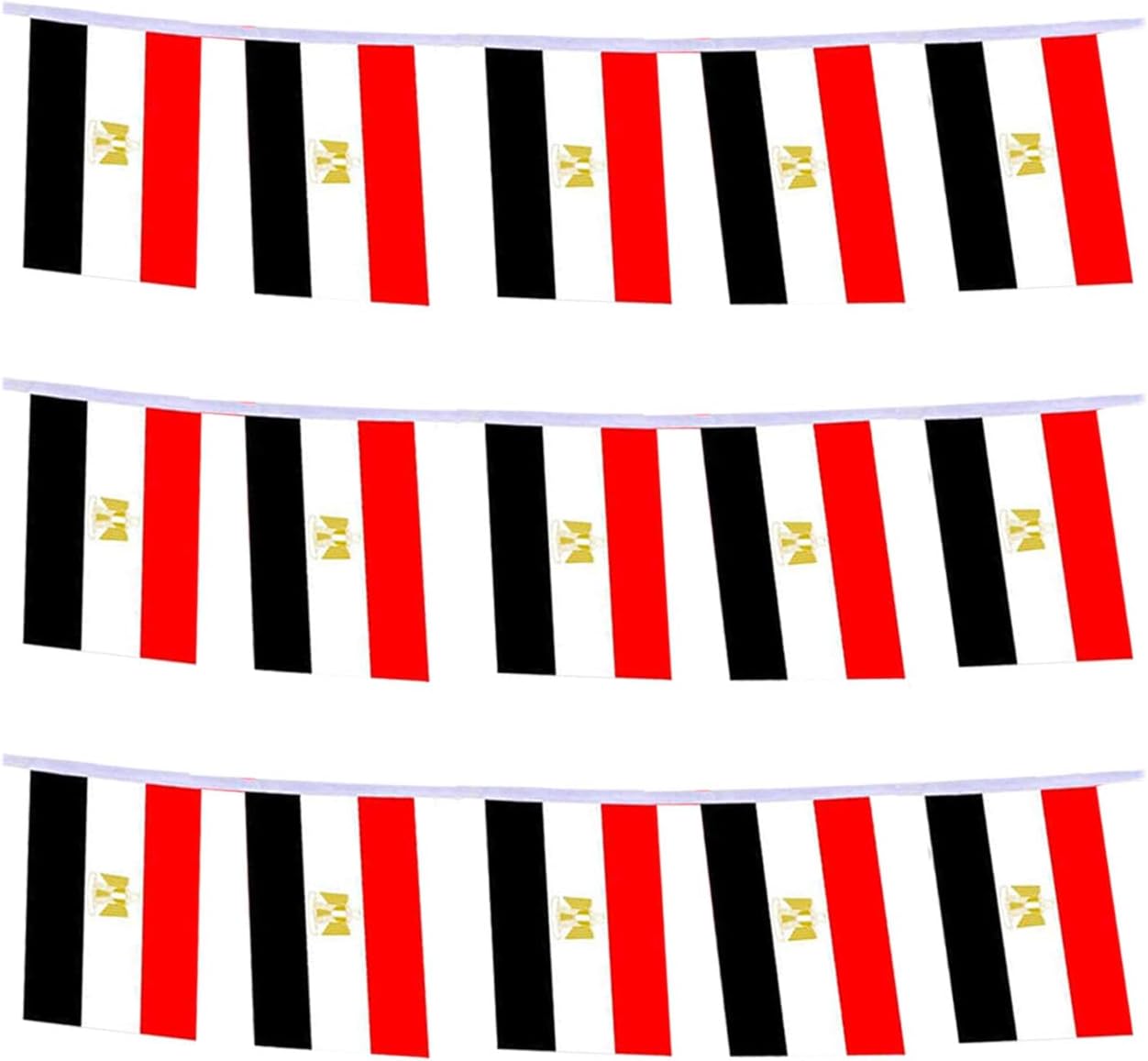 Bandera Egipto mini para fiestas escuela eventos