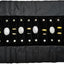 Bolsa terciopelo negro plegable para joyas