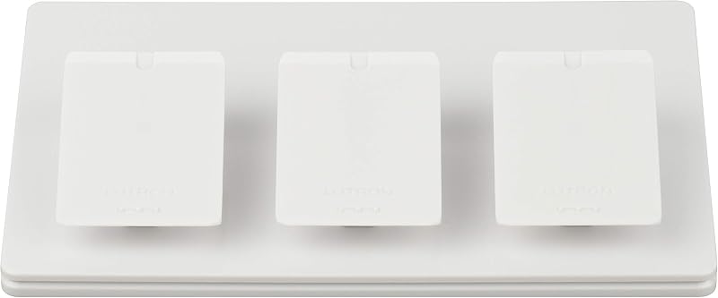 Caseta Lutron Pico Pedestal Triple Blanco