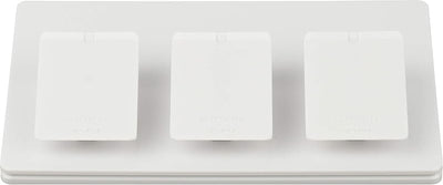Caseta Lutron Pico Pedestal Triple Blanco