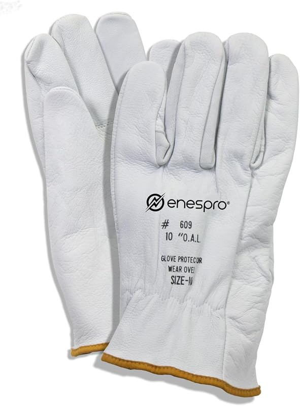 Guantes cuero talla 12 color blanco