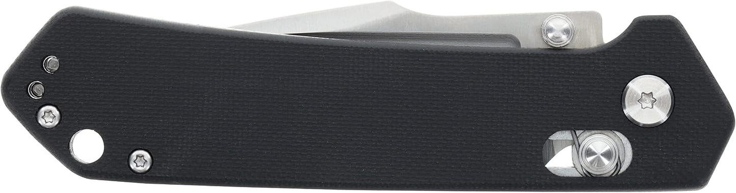 Cuchillo EDC 7.4pulg acero AUS-8 mango G10 negro