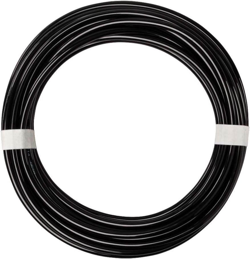 Tubo neumático 5/16pulg PU manguera aire compresor 32.8ft negro