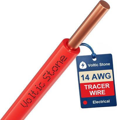 Cable trazador 14 AWG 100% cobre sólido resistente corrosión