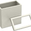 Cubo basura acero inox 3gal tapa extraible perla mate