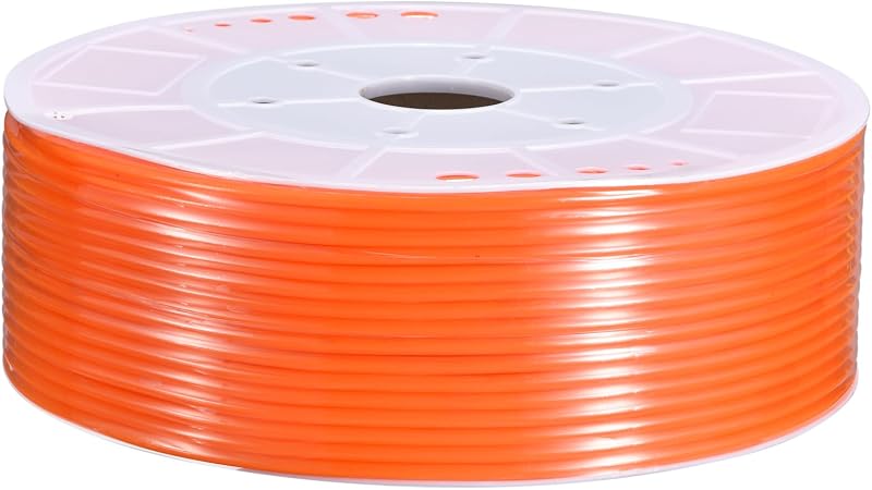 Tubo neumático PU 0.236x0.157pulg 525pies color rojo