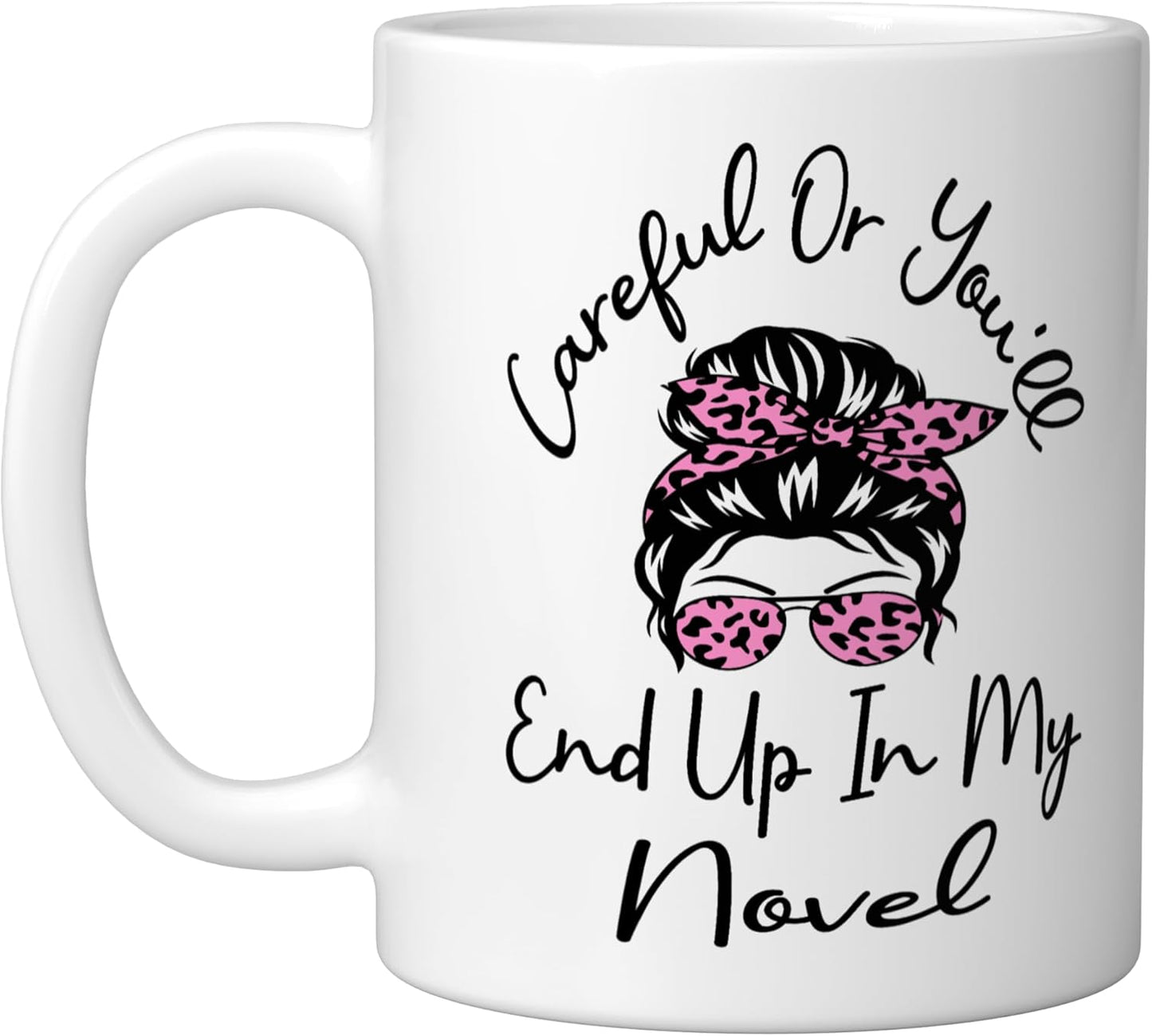 Taza Cerámica para Escritor Humorístico Blanco