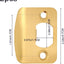 2 Pzas Placa Acero Inox Puerta Kit Reparacion