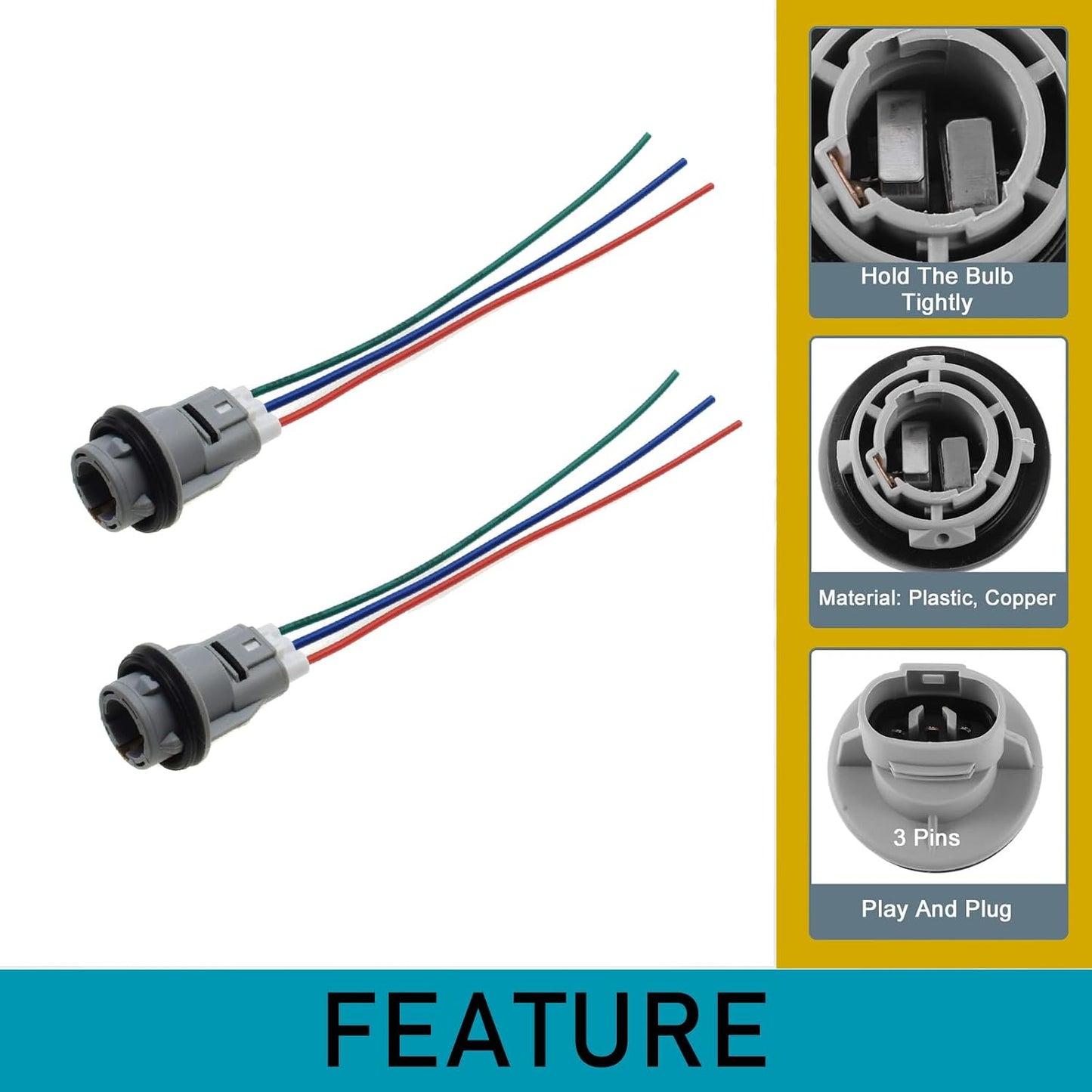 Conector señal giratoria 3 cables para Honda 1992-2015