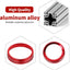Cubiertas perilla radio faros Ford Bronco 6pcs rojas