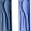 Set 2 Utensilios viaje paja trigo reutilizables