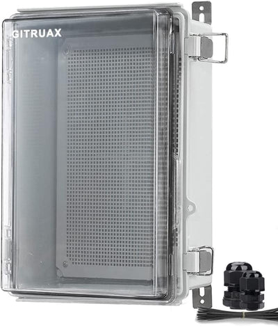 Caja eléctrica IP67 ABS transparente 11.8x7.9x5.1
