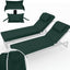 2 Cojines Tumbona Exterior 72x21" Con Correas 3"