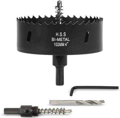 Sierra agujero 4pulg bimetálico para madera metal plástico