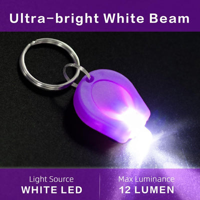 Pack 10 Linternas Led Mini Llave Luz Emergencia