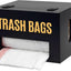 Organiz. bolsas basura bambú negro para rollos jumbo