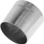 Codo escape acero inox 304 3.5" a 4" tono plateado