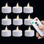 24 Luces Té LED Control Remoto Batería Navidad Hogar