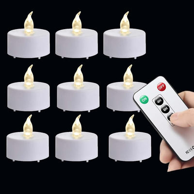 24 Luces Té LED Control Remoto Batería Navidad Hogar