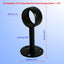Soportes barra cortina acabado negro mate 1-1/4"