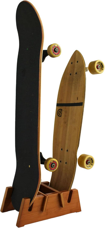Soporte piso para 2 tablas de bambú