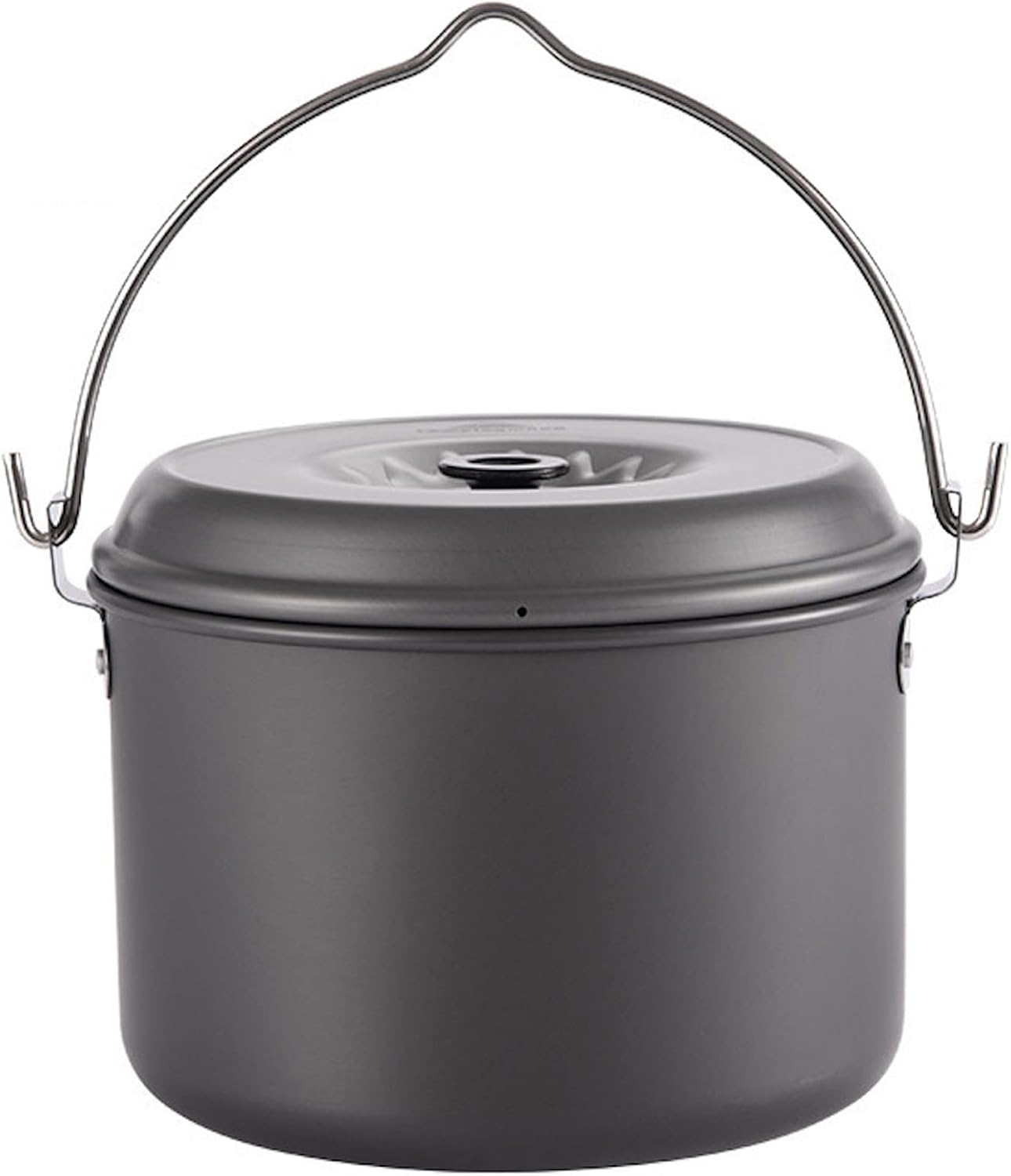 Olla camping portátil aluminio ligero 5.5qt