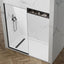Panel ducha fija vidrio templado 36x76pulg negro mate