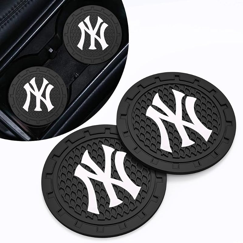 Posavasos Yankees antideslizante para portavasos coche