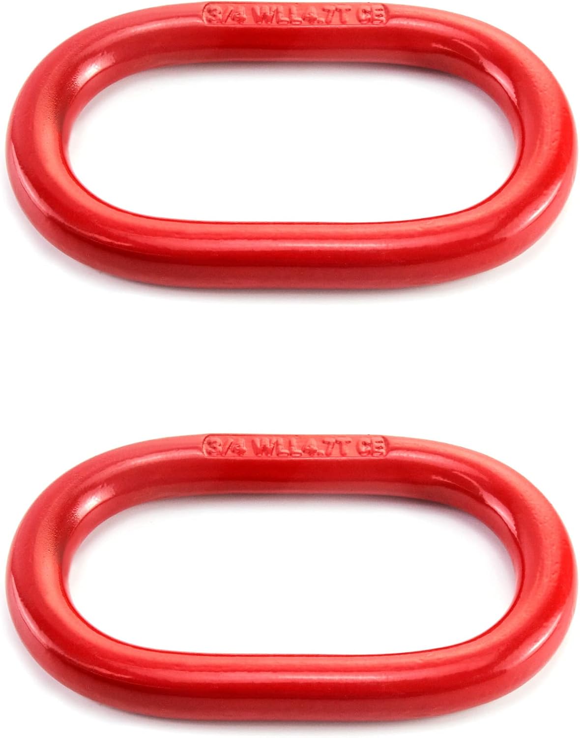 Anillo elevación cadena acero grado 80 5/8" 2 Pzas rojo