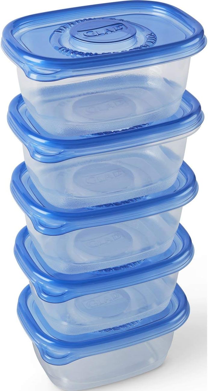 5 Recipientes Almacenamiento Alimentos 24oz
