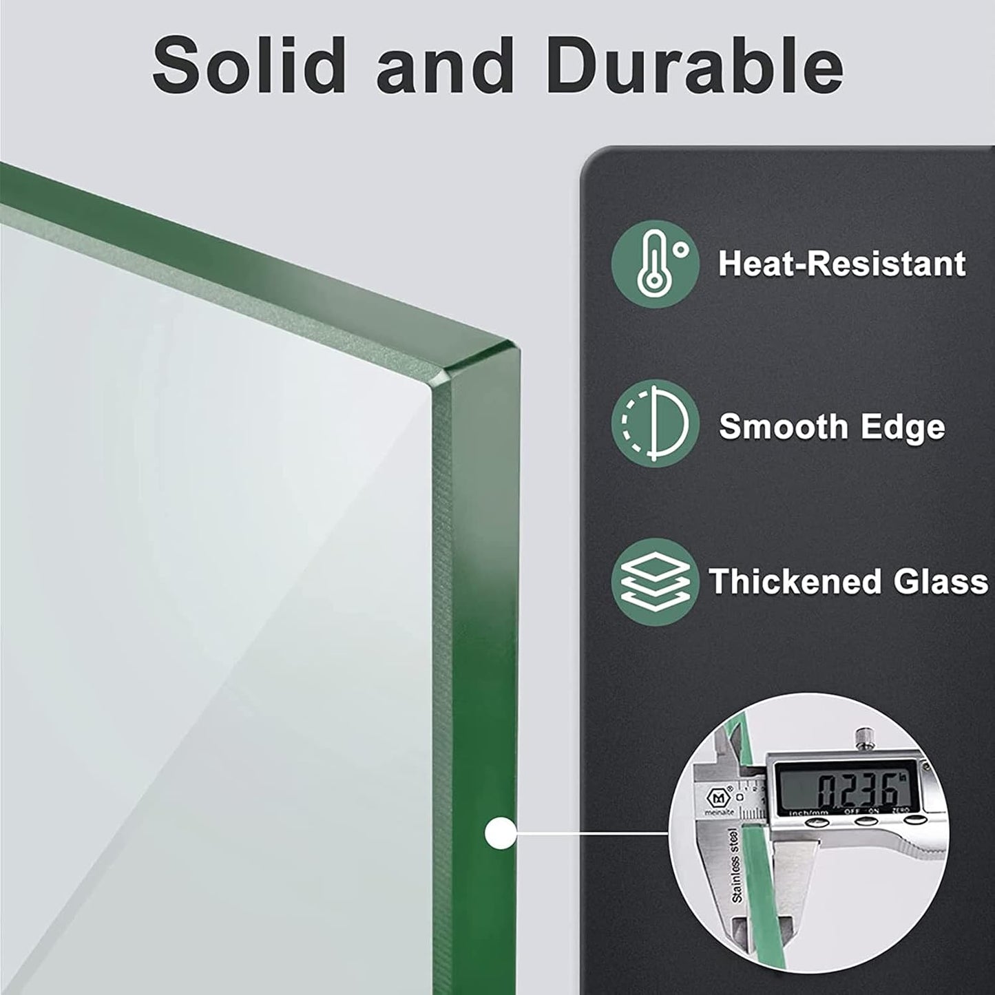 Protector viento vidrio hoguera 15x15x6pulg soporte aluminio