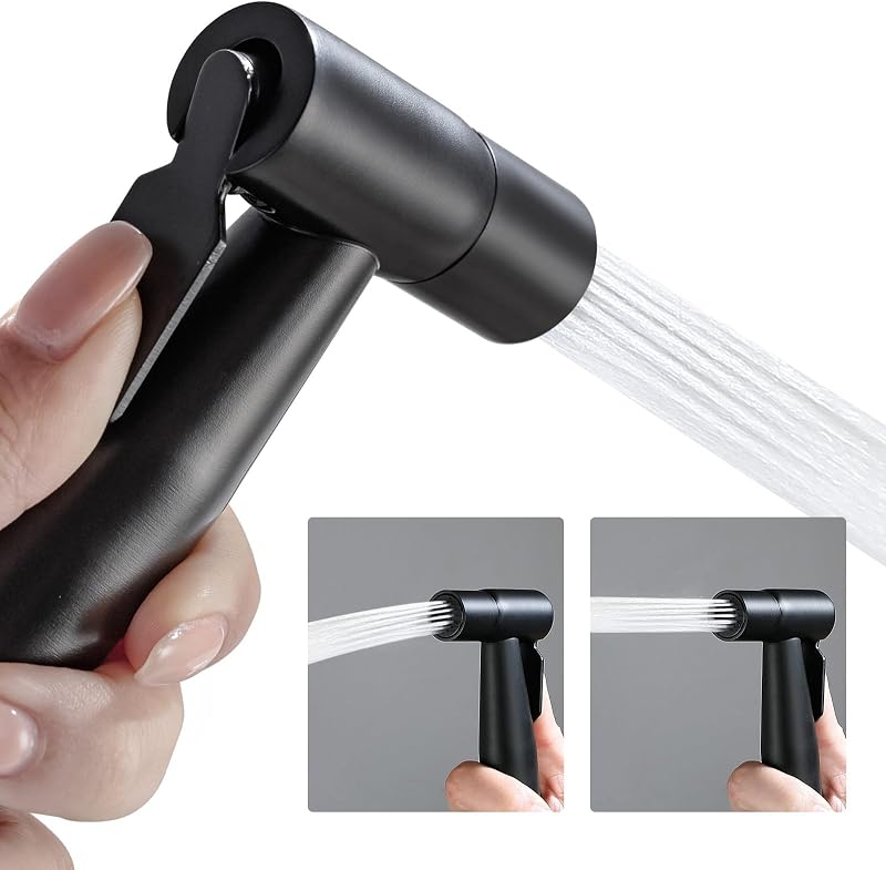 2 Rociadores Bidé Acero Inox Control Presión Agua