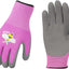 Guantes jardinería niños 3-5 años suave XXXS morado