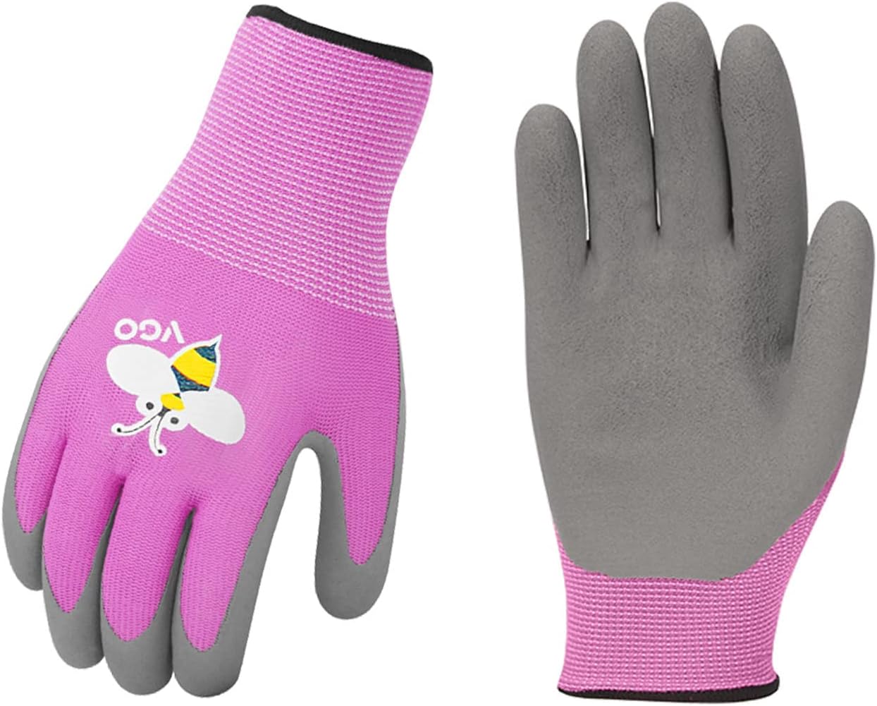 Guantes jardinería niños 3-5 años suave XXXS morado