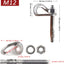 Set 2 pernos anclaje escalada acero inox 30KN
