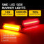 Luces parachoques Chevy Nova M1649C/D LED ámbar roja 4 pzas