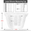 Vasos medidores silicona 16oz 2 pzas antiadherentes reutilizables