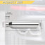 Punta escape 2.5x4" tubo acero inox 17" soldadura