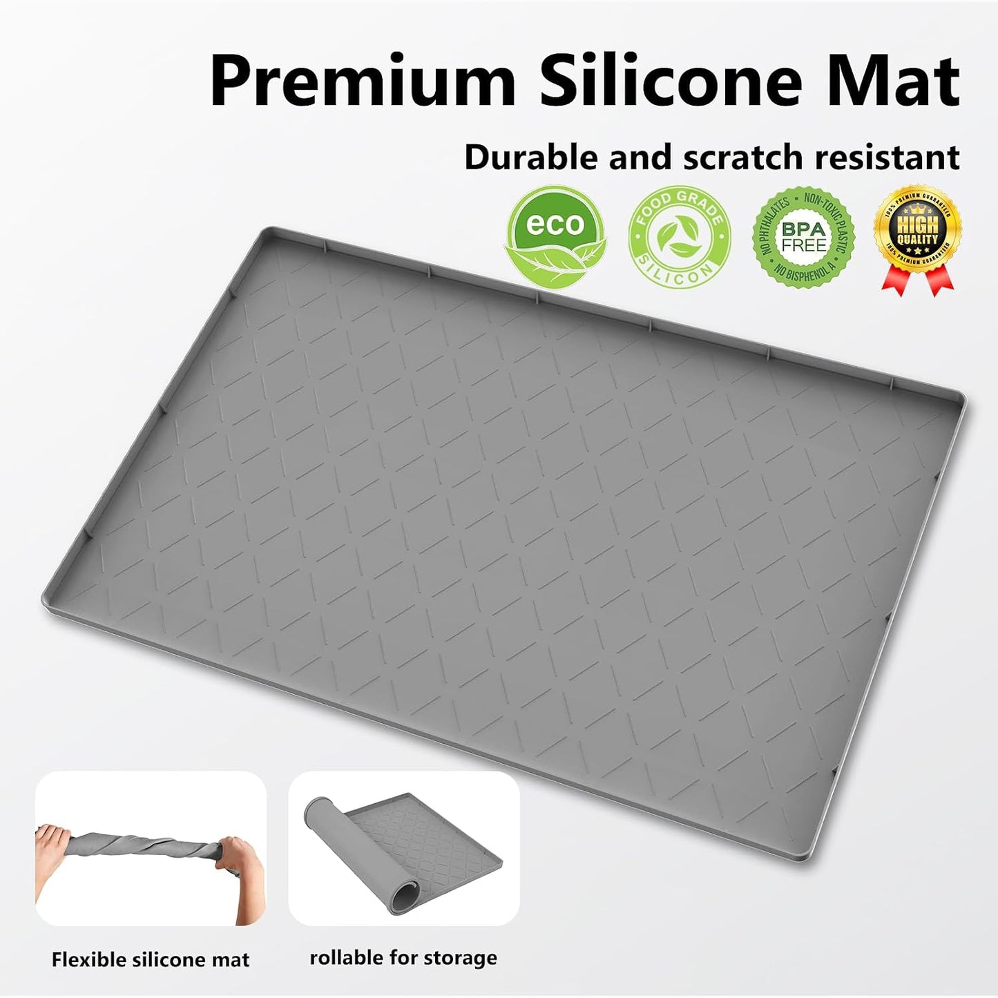 Tapete impermeable para debajo de fregadero 34x22pulg
