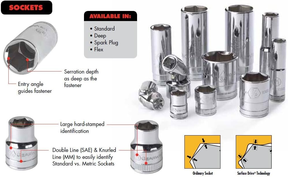Socket flex 6 puntos métrico 0.315pulg 80254