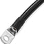 Cable batería negro 2ft negativo 3/8" M10 EE.UU.