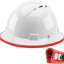 Protector ala casco duro acero tira roja 36.6pulg