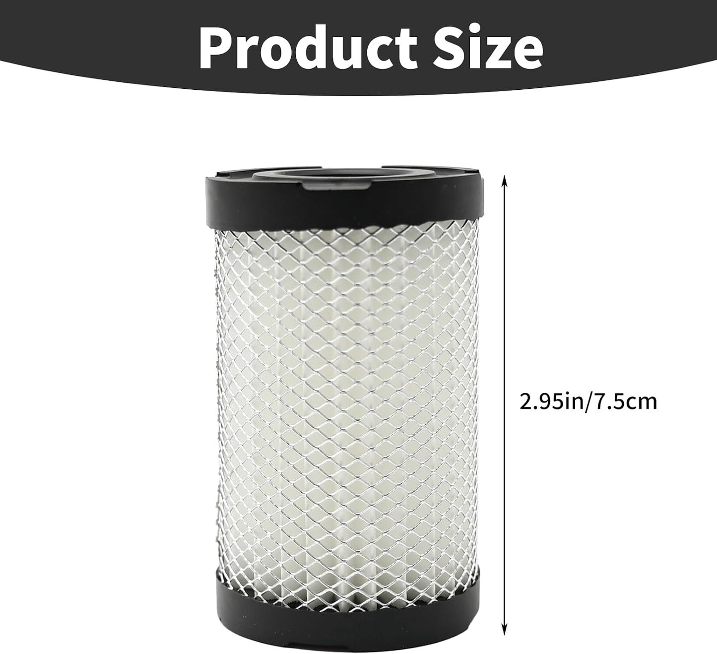 2 Pzas Filtro Aire 63087A para Tecumseh ECV100 LEV90