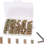 Kit 58 Pzas Insertos Roscados 1/4-20 para Muebles de Madera
