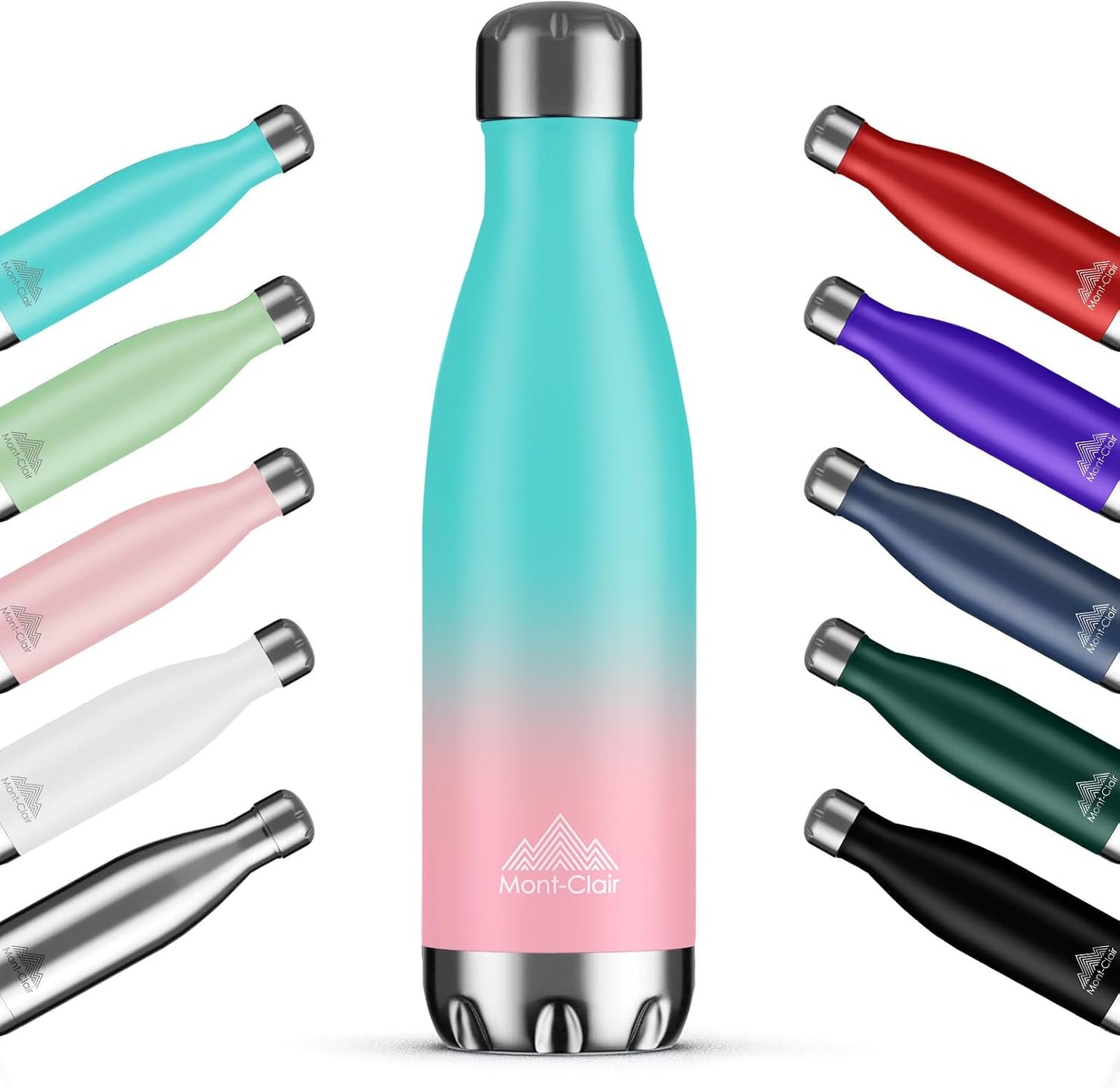 Botella agua acero inox aislada sin BPA 1L termo