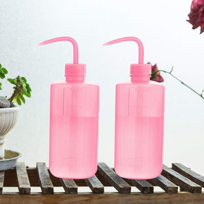 Botella riego chorro rosa 16.9oz plástico 2uds