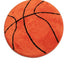 Alfombra baño patrón baloncesto 31.5pulg