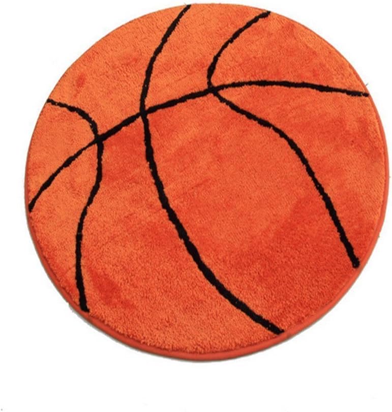 Alfombra baño patrón baloncesto 31.5pulg