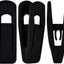 Clips terciopelo negro 60uds para perchas faldas